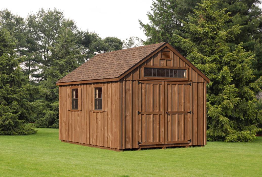 New England Classic Board & Batten Cape Cod Shed Lancaster County Barns